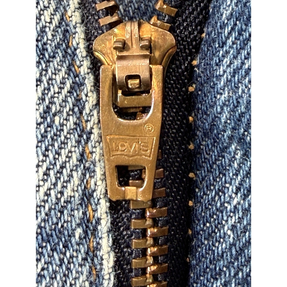 Vintage 1981 Levi's Orange Tab 517 USA Made‎ Bootcut Jeans Distressed Fade 42x34 - Picture 13 of 16